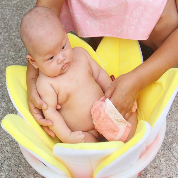 Foldable Bathtub Blooming Sink Lotus Flower Bath Mat Pad for Newborn Baby, Size: 80cm x 80cm x 5cm(Magenta)