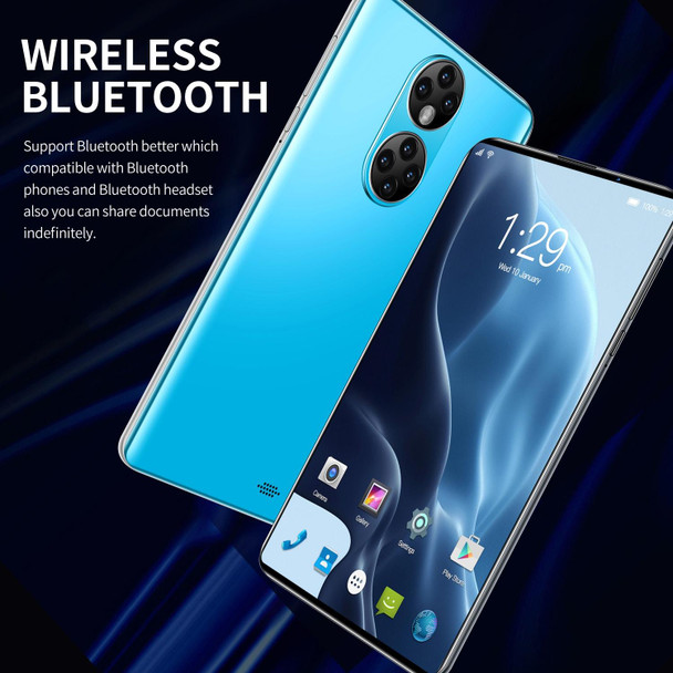 P50 3G Phone Call Tablet PC, 7.85 inch, 2GB+16GB, Android 5.1 MT6592 Octa Core, Support Dual SIM, WiFi, Bluetooth, GPS, EU Plug (Sky Blue)