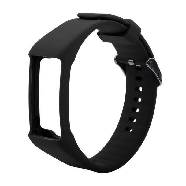 Silicone Sport Watch Band for POLAR A360 / A370 (Black)