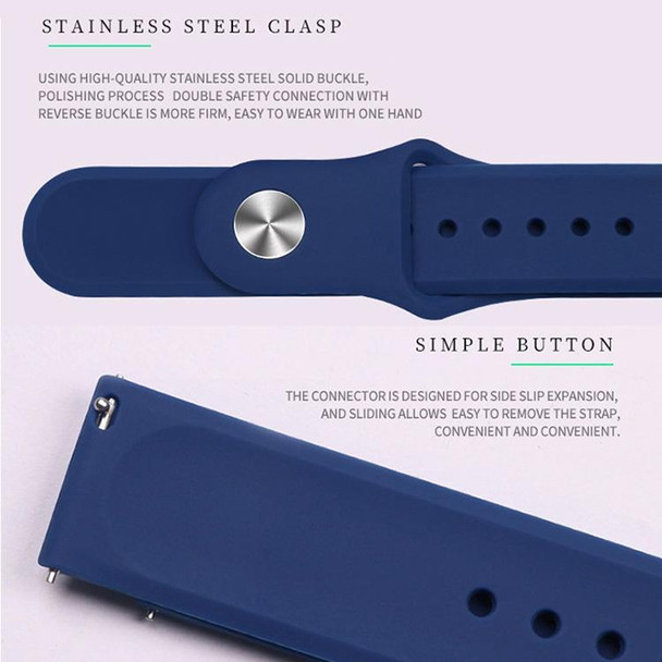 20mm - Huami Amazfit GTS Silicone Watch Band(Blue)