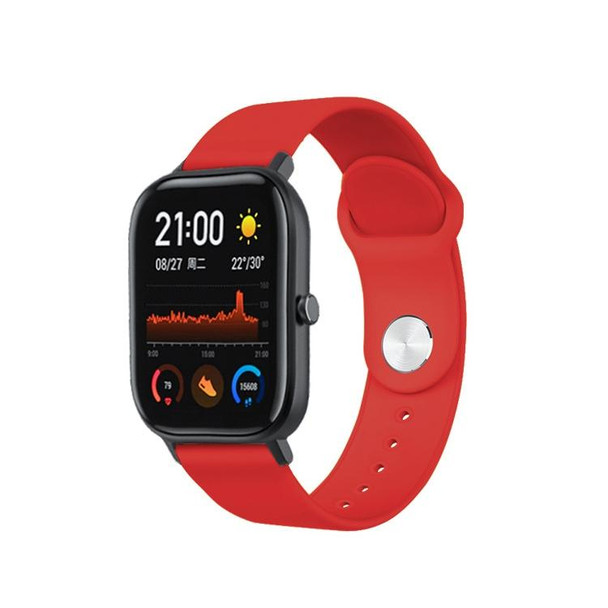 20mm - Huami Amazfit GTS Silicone Watch Band(Red)