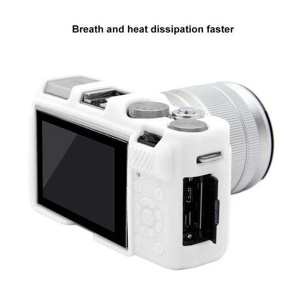 PULUZ Soft Silicone Protective Case for FUJIFILM X-A3 / X-A10(White)