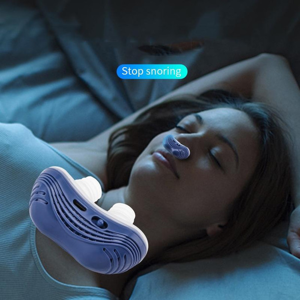 Sleeping Anti-snoring Electric Anti-snoring Device(Blue)