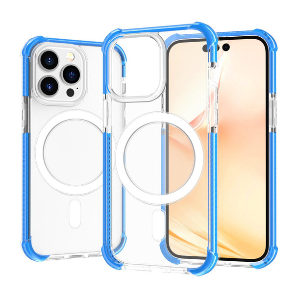 Magsafe Magnetic Acrylic Shockproof Phone Case - iPhone 14 Pro(Blue)