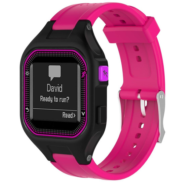 Female Adjustable Watch Band - Garmin Forerunner 25(Rose Red)