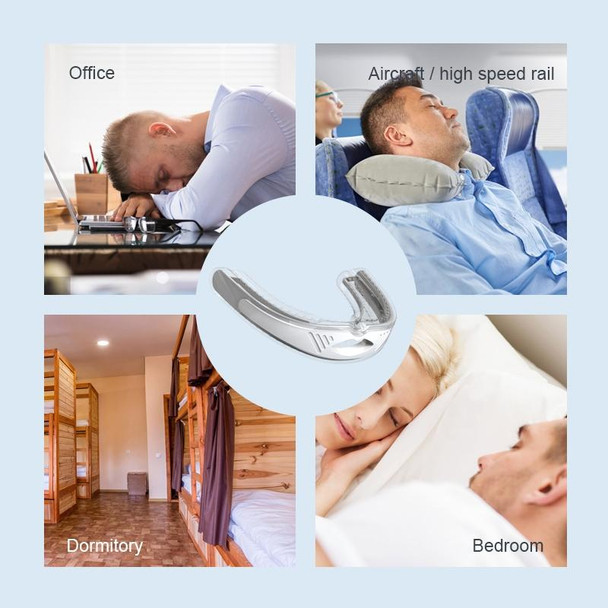 YJK100 Silicone + ABS Stop Snoring Device Anti Snore (Black)