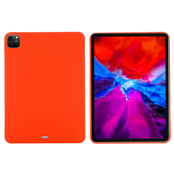 Pure Color Liquid Silicone Shockproof Tablet Case - iPad Pro 12.9 2011 / 2020 / 2018(Red)