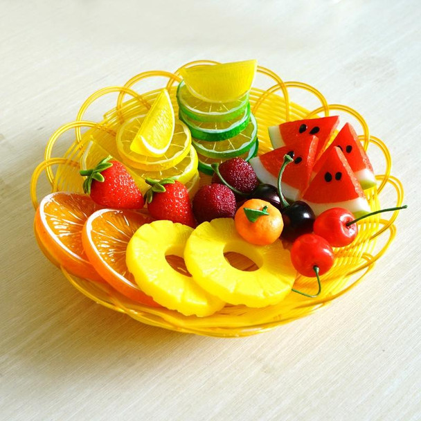 Fake Fruit Slice Shooting Props High Simulation Fruit Slice Model Decoration Shooting Props(Fruit Slice Set)