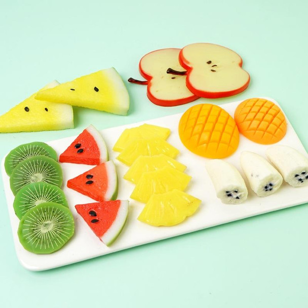 Fake Fruit Slice Shooting Props High Simulation Fruit Slice Model Decoration Shooting Props(Fruit Slice Set)