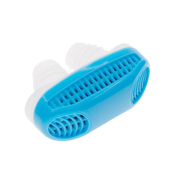 2 in 1 ABS Silicone Anti Snoring Air Purifier (Blue)