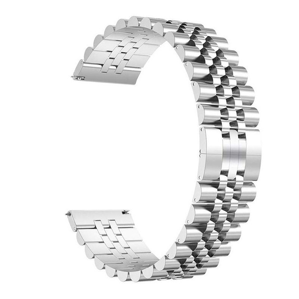 20mm - Amazfit GTR 2 / Amazfit GTR 47mm Five Beads Steel Watch Band(Silver)