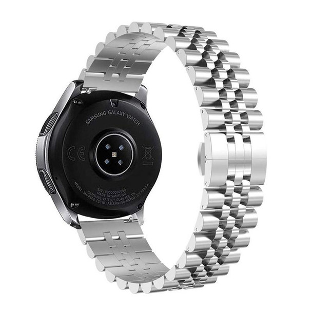 20mm - Amazfit GTR 2 / Amazfit GTR 47mm Five Beads Steel Watch Band(Silver)