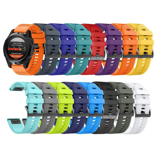 Garmin Descent Mk2S 20mm Silicone Watch Band(Amygreen)