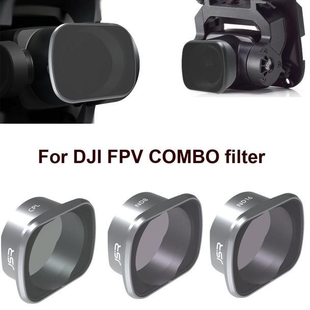 JSR Drone Filters for DJI FPV COMBO ,Model: UV+CPL+ND4+ND8+ND16+ND32