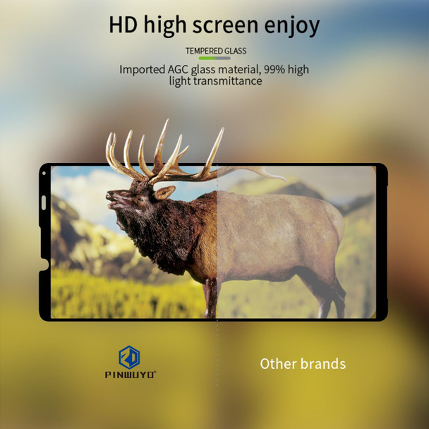 Sony Xperia 10 IV PINWUYO 9H 2.5D Full Screen Tempered Glass Film(Black)