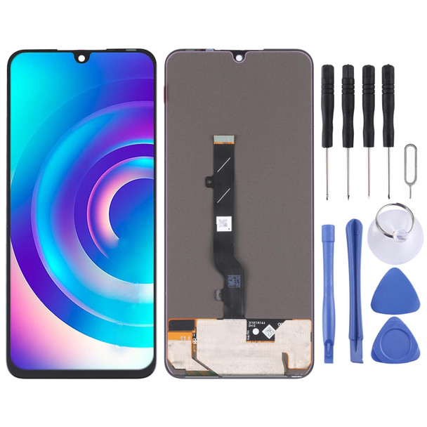Original AMOLED Material LCD Screen and Digitizer Full Assembly for TCL 30/30+/30 5G T676H T676K T676J T776H