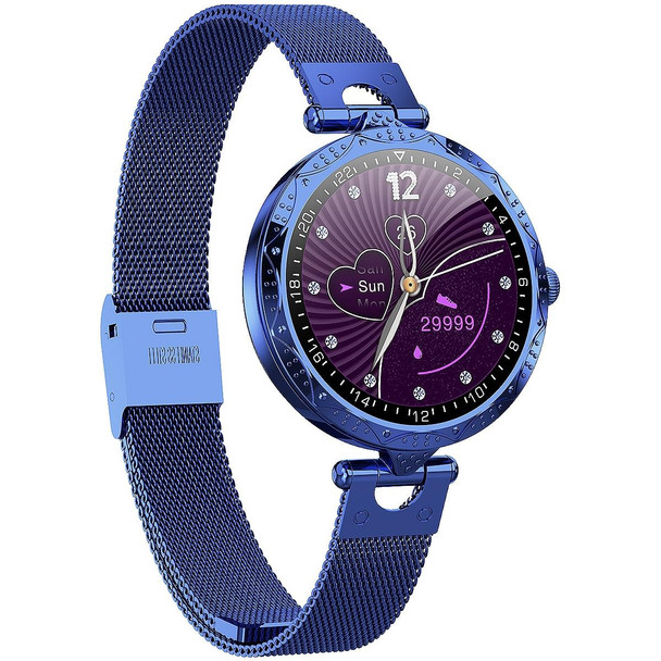 AK22 1.09 inch IPS Screen IP67 Waterproof Smart Watch, Support Sleep Monitoring / Blood Oxygen Monitoring / Heart Rate Monitoring(Blue)