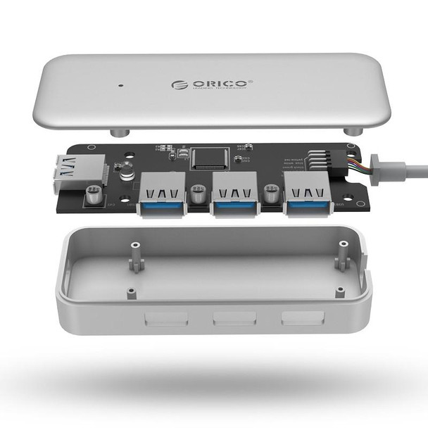 ORICO TC4U-U3 Type-C to USB 3.0 4-Port USB 3.0 Expansion HUB(Silver)