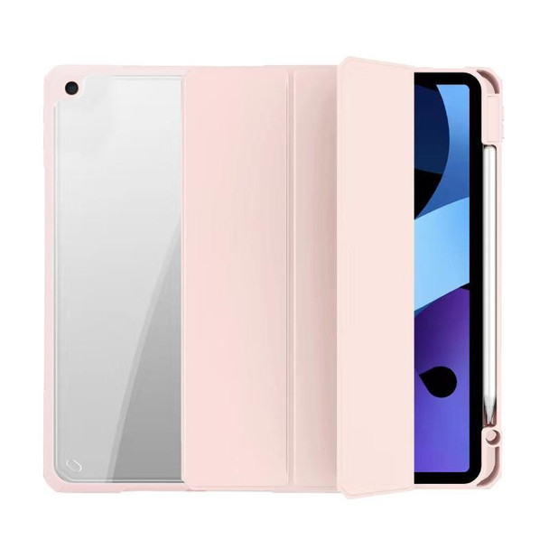 Mutural Pinyue Series Smart Leather Tablet Case - iPad 10.2 2021 / 2020 / 2019(Pink)