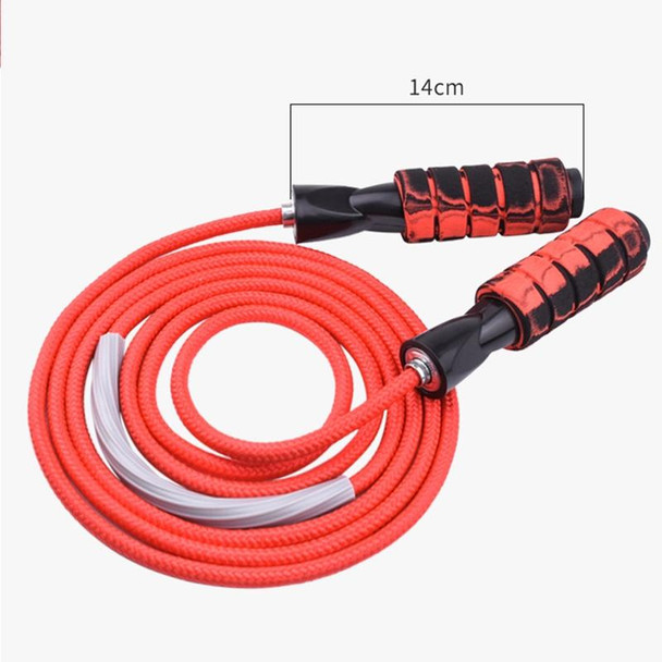 2 PCS Weight-Bearing Skipping Rope Fitness Exercise Room Skipping Rope, Thickness: 8mm, Length: 3m(Red)