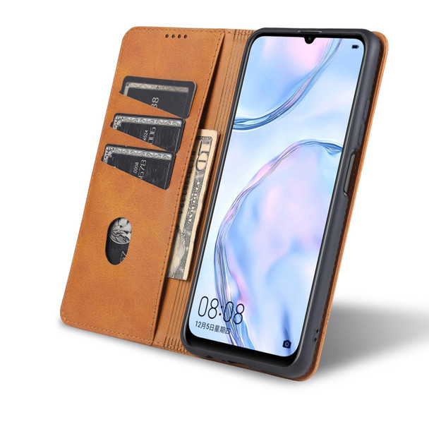 Huawei Enjoy 20 Pro / Enjoy Z 5G AZNS Magnetic Calf Texture Horizontal Flip Leather Case with Card Slots & Holder & Wallet(Dark Blue)