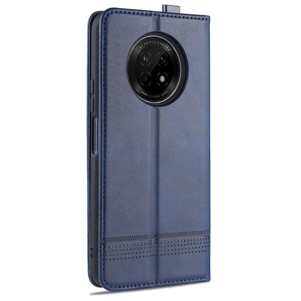 Huawei Enjoy 20 Plus 5G AZNS Magnetic Calf Texture Horizontal Flip Leather Case with Card Slots & Holder & Wallet(Dark Blue)