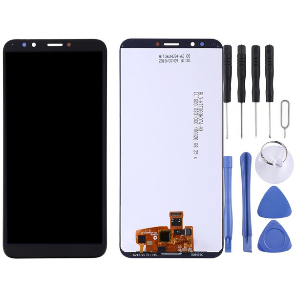 LCD Screen and Digitizer Full Assembly for Huawei Y7 Prime (2018) (Black)