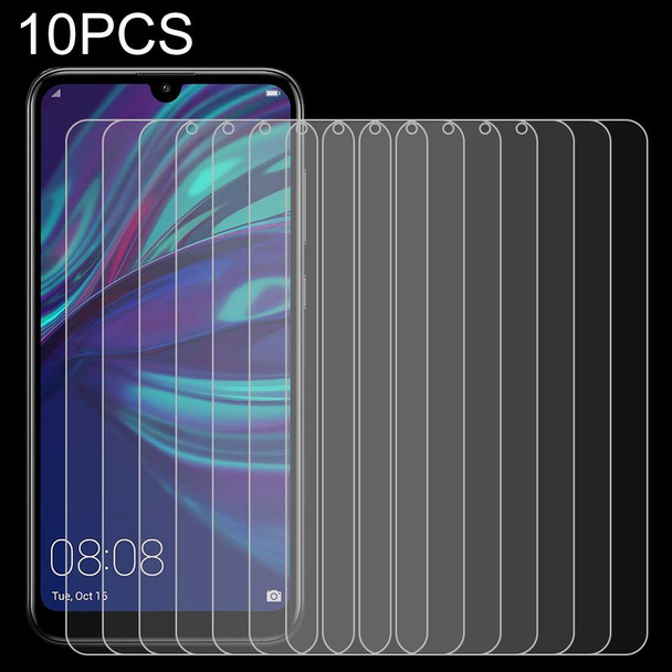 10 PCS 0.26mm 9H 2.5D Tempered Glass Film for Huawei Y7 2019