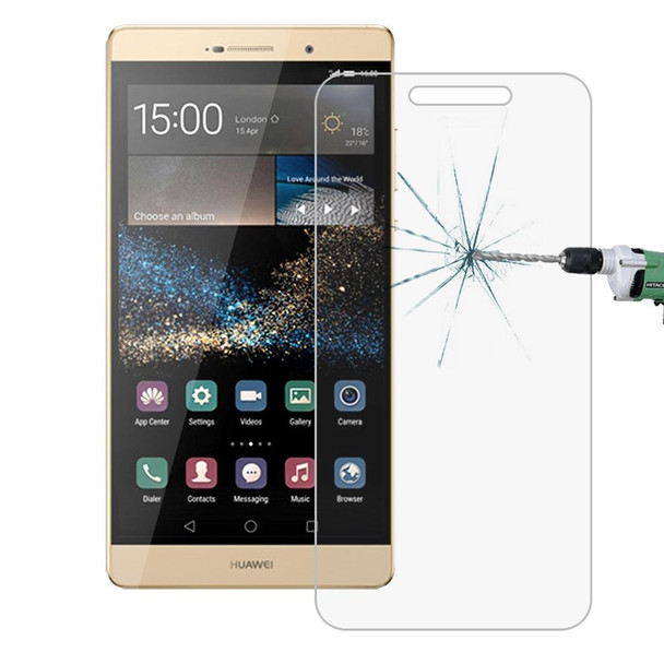 100 PCS for Huawei P8 0.26mm 9H Surface Hardness 2.5D Explosion-proof Tempered Glass Screen Film