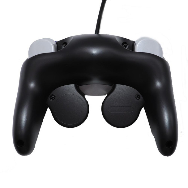 2 PCS Single Point Vibrating Controller Wired Game Controller - Nintendo NGC / Wii, Product color: Black