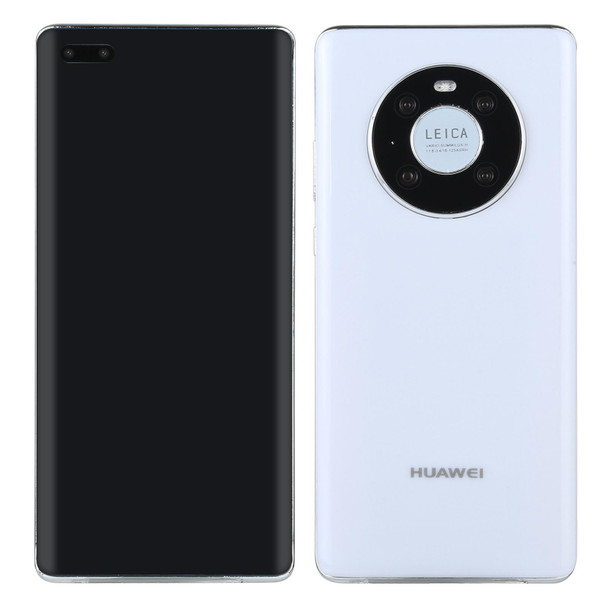 Black Screen Non-Working Fake Dummy Display Model for Huawei Mate 40 Pro 5G(White)