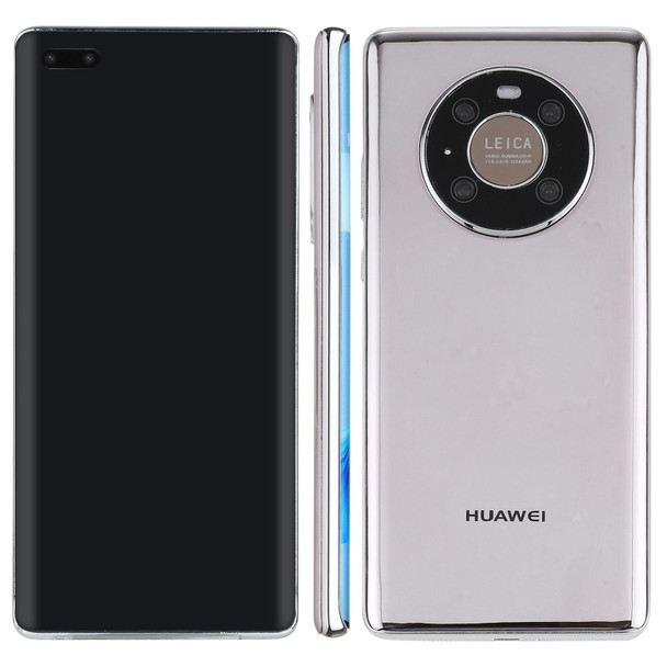 Black Screen Non-Working Fake Dummy Display Model for Huawei Mate 40 Pro 5G(Silver)