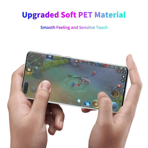 Huawei P40 Pro 2 PCS ENKAY Hat-Prince 3D Full Screen PET Curved Hot Bending HD Screen Protector Soft Film(Transparent)