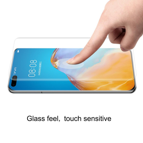 Huawei P40 2 PCS ENKAY Hat-Prince 0.1mm 3D Full Screen Protector Explosion-proof Hydrogel Film