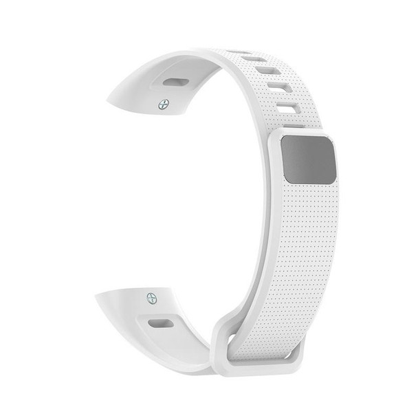 Huawei Band 2 Pro / Band 2 / ERS-B19 / ERS-B29 Sports Bracelet Silicone Watch Band(White)