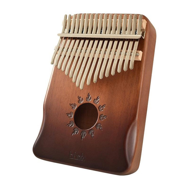 17 Tone Acacia Wood Thumb Piano Kalimba Musical Instruments(Brown-Sun)