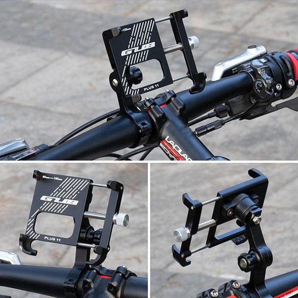 GUB Plus 11 Rotatable Bicycle Phone Holder(Titanium Color)