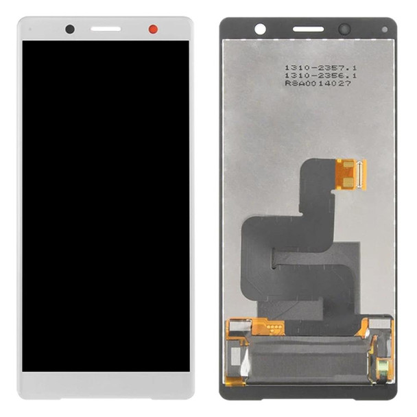 LCD Screen and Digitizer Full Assembly for Sony Xperia XZ2 Compact (White)