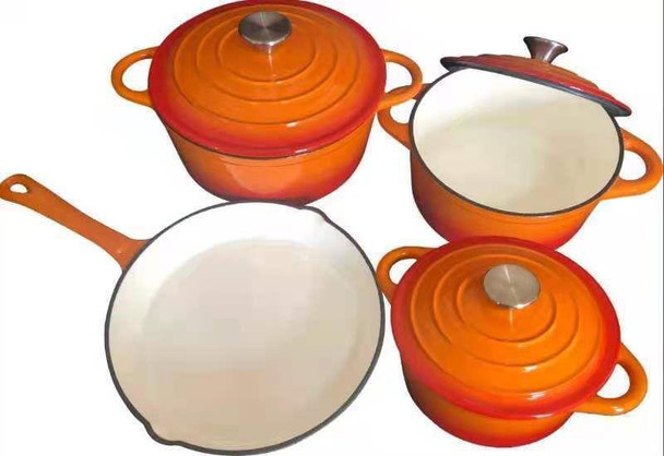 7 Piece Cast Iron Cookware Set