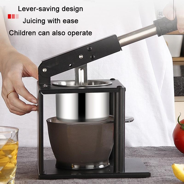 Household Manual Squeeze Fruit And Vegetable Juicer(Black)