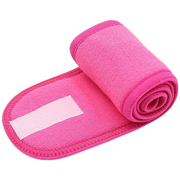 10PCS Sports Yoga Double-layer Confinement Headscarf Sweat-absorbing Anti-slip Headband(Rose Red)