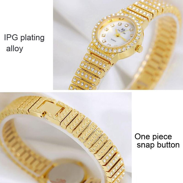 BS Bee Sister  FA1101 Women Chain Watch Starry Diamonds Wrist watch(Silver  Scale  Surface)