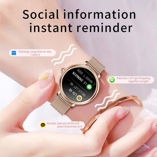 CF80 1.08 inch IPS Color Touch Screen Smart Watch, IP67 Waterproof, Support GPS / Heart Rate Monitor / Sleep Monitor / Blood Pressure Monitoring(Rose Gold)