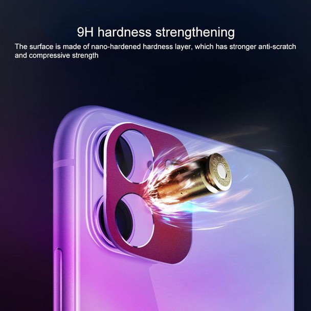 Rear Camera Lens Protection Ring Cover for iPhone 11 (Purple)