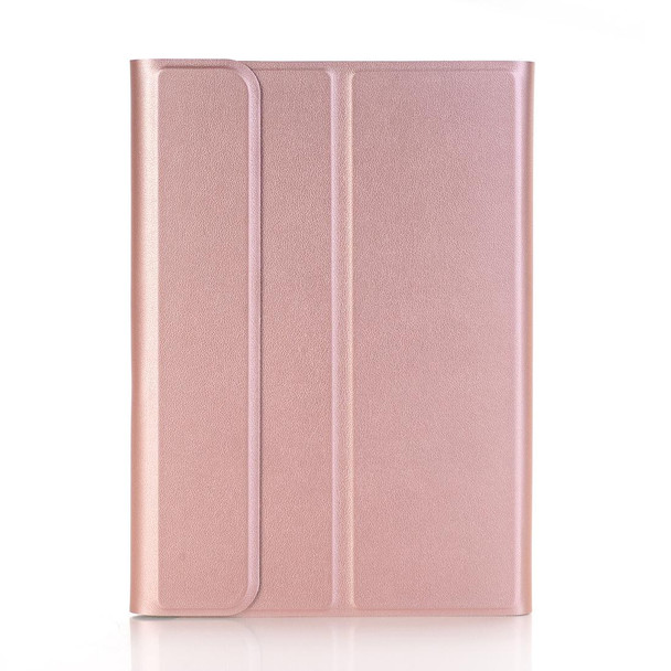 A03 for iPad mini 3 / 2 / 1 Universal Ultra-thin ABS Horizontal Flip Tablet Case + Bluetooth Keyboard(Rose Gold)