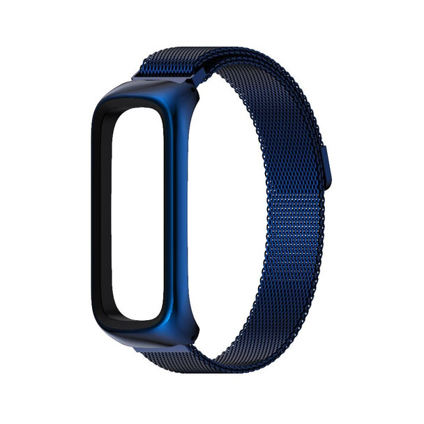 Samsung Galaxy Fit 2 MIJOBS Milan Magnetic Stainless Steel Watch Band(Blue)