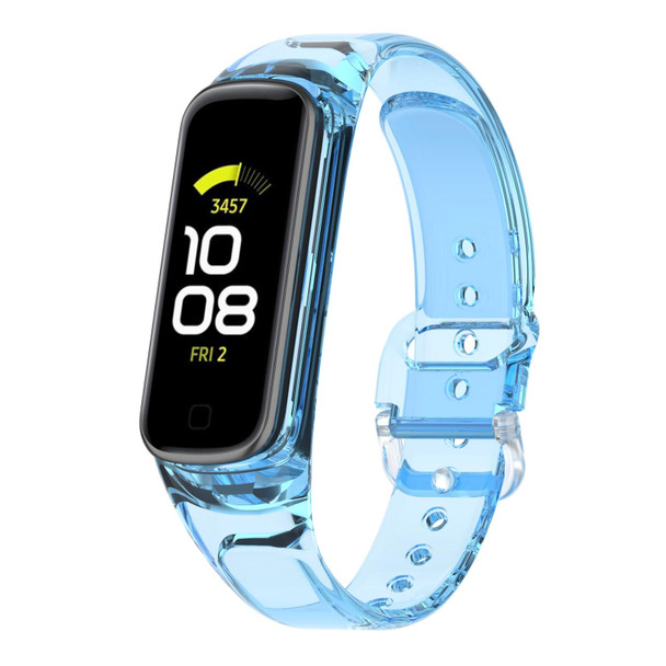 Samsung Galaxy Fit 2 SM-R220 Discoloration in Light TPU Watch Band(Blue)