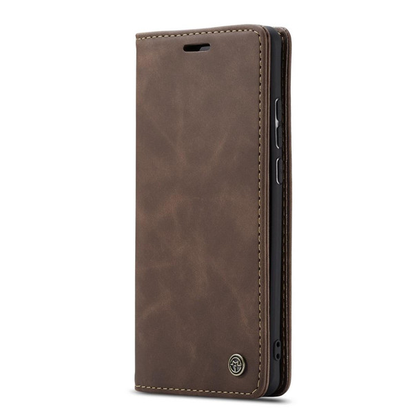 CaseMe-013 Multifunctional Retro Frosted Horizontal Flip Leatherette Case for Huawei P30, with Card Slot & Holder & Wallet (Coffee)