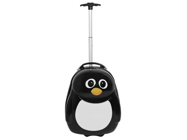 Cartoon Kids Luggage Bag -  Penguin