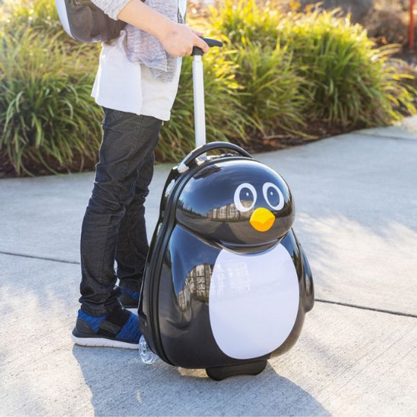 Cartoon Kids Luggage Bag -  Penguin